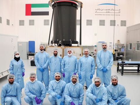 MBZ-SAT has been pivotal in supporting the local space industry, with 90 per cent of the mechanical structure and 50 per cent of the electronic modules being built in the UAE