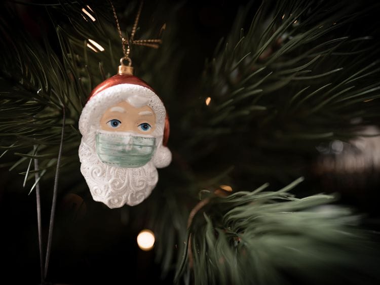 Santa mask Covid