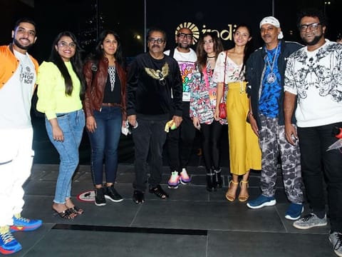 Indian singers at India Pavilion at Expo 2020 Dubai on Tuesday