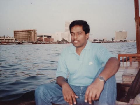 George Hettiaratchy arrived in UAE from Colombo on October 29, 1984. 