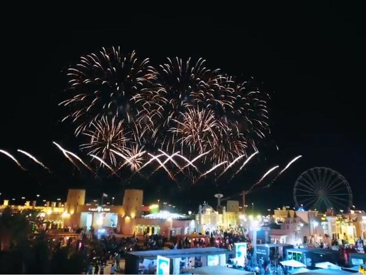 Abu Dhabi Sheikh Zayed Festival Fireworks