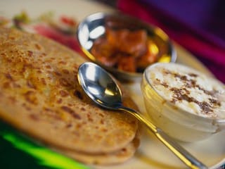 Amritsari paneer paratha