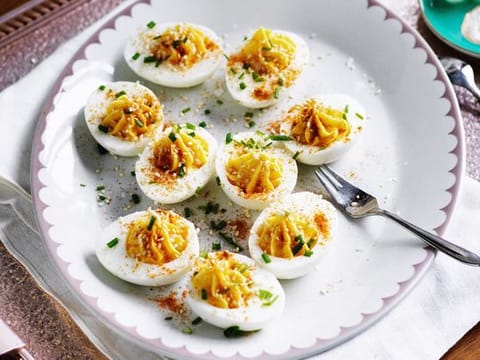 Cajun deviled eggs
