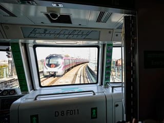 Photos: PM Modi inaugurates India's first driverless train for Delhi Metro