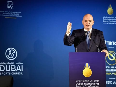 FIFA President Gianni Infantino has announced that Dubai will host the 2026 edition of the FIFA Awards ceremony.