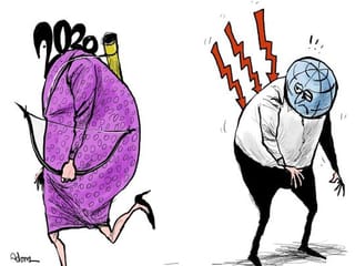 Cartoon: Huge coronavirus effect on global economic sentiment in 2020