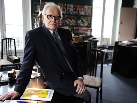 French fashion designer Pierre Cardin 