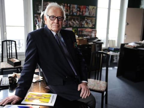 French fashion designer Pierre Cardin 