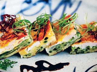 Haemul Pajeon or Korean seafood pancake