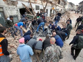 In pictures: Strong earthquake shakes Croatia