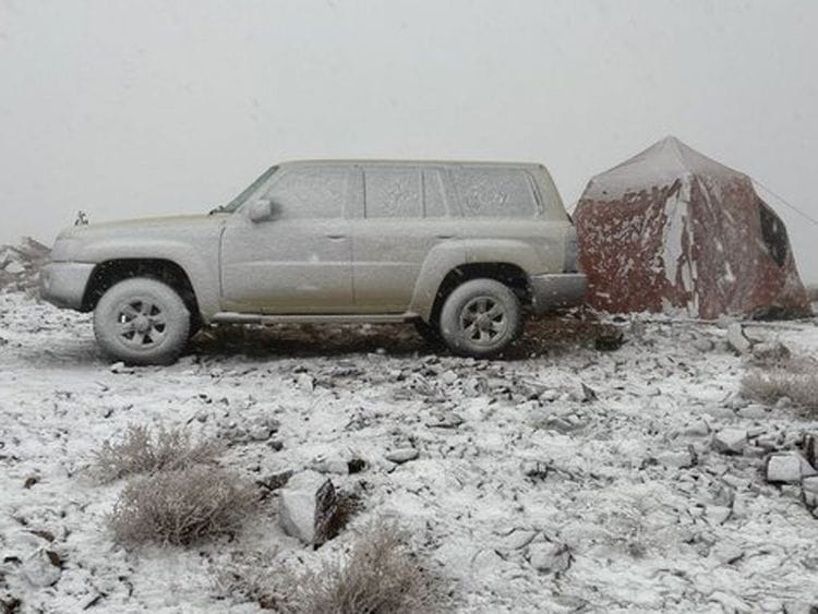 Tabuk snow