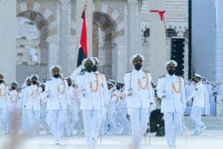 Graduates at the Arab Academy for Science, Technology, and Maritime Transport Branch in Sharjah (AASTS).