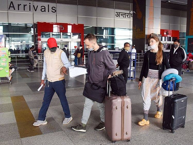 STOCK INDIA AIRPORT DELHI