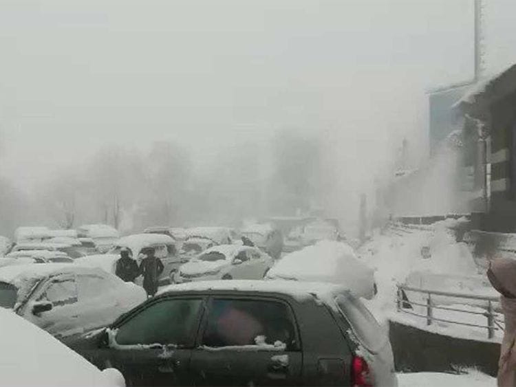 Murree snow