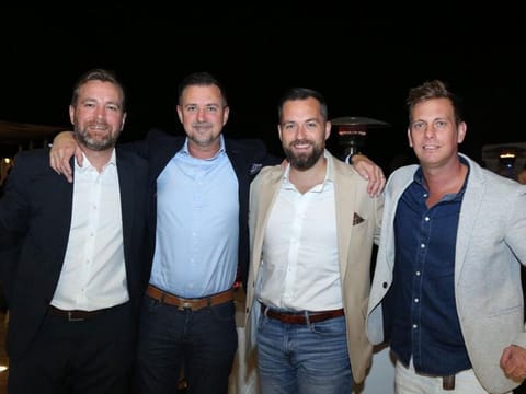 From left: Luke Banks, James Dean, Danny Abraham and Chris Smeardon winners of the CEO Masters Dubai.