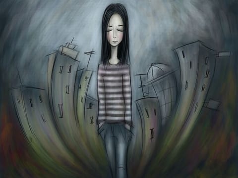 The world can seem a lonely place when one is depressed.