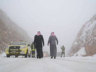 Cold wave grips Saudi Arabia as temperatures fall to zero