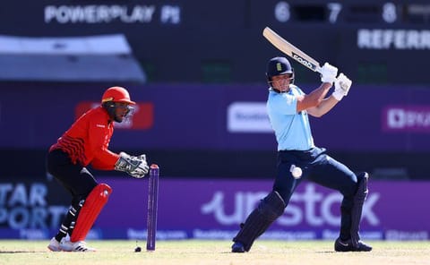 England captain Tom Prest starred with the bat scoring 93 and then went on to get three wickets in the Under-19 World Cup match against Canada.