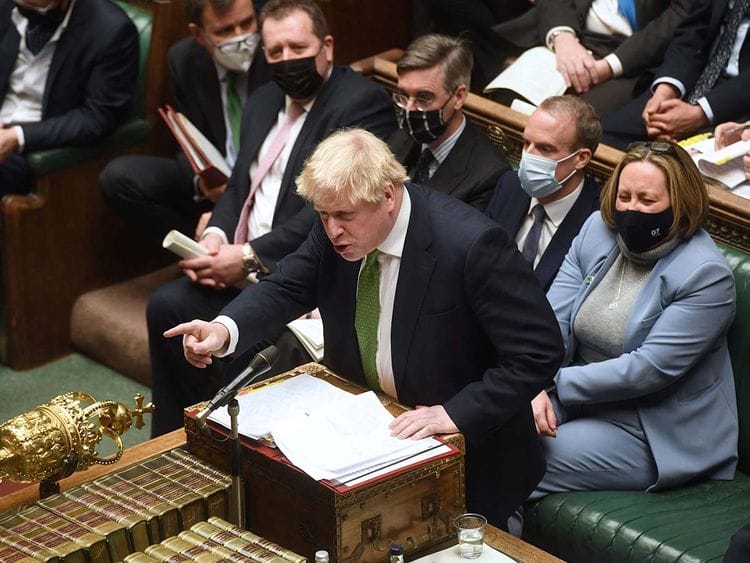BORIS JOHNSON PARLIAMENT