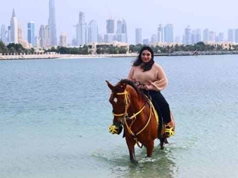 You can now ride a horse along Dubai's coastline