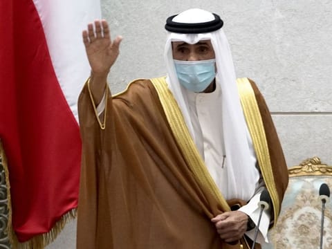 Kuwaiti Emir Sheikh Nawaf Al Ahmad Al Jaber Al Sabah.
