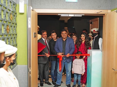 Pakistani Federal Minister for Information and Broadcasting Chaudhry Fawad Hussain inaugurated the event along with actors Ali Zafar and Hareem Farooq.