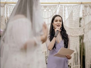Bollywood actress Shraddha Kapoor officiates make-up artist’s wedding