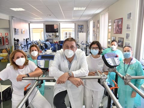 Dr. Piero Clavario, Director and Chief Physician at the Cardiac Rehabilitation Center, Genoa, Italy