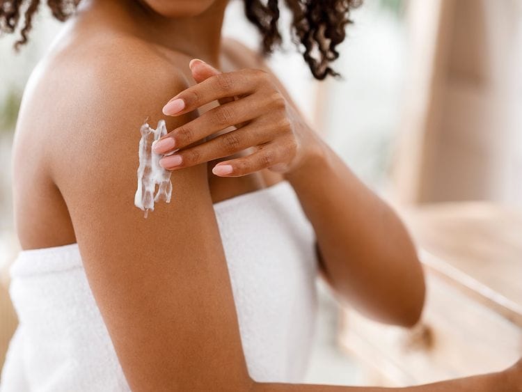 body lotion stock 