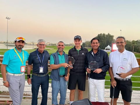 Danish Pro Rasmus Hojgaard led the Emirates Golf Federation team to Pro Am title ahead of RAK Championship.