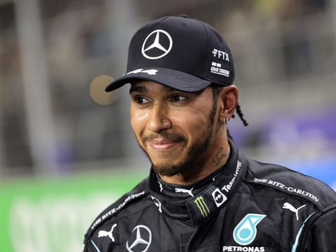 Lewis Hamilton has returned to the public eye for the first time in two months following the controversial end to last year's world championship.