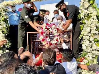 Photos: India pays tribute to legendary singer Lata Mangeshkar