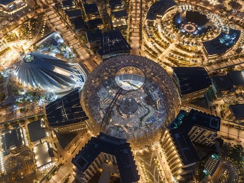 Aerial view of Al Wasl, part of the future District 2020. Global startups and multinationals focussed on innovation will be among the future tenants at the new Dubai destination.