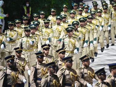 Graduating cadets of Dubai Police