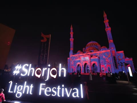 All the light shows are free to attend and each of them has a theme that resonates with the history of the landmark.