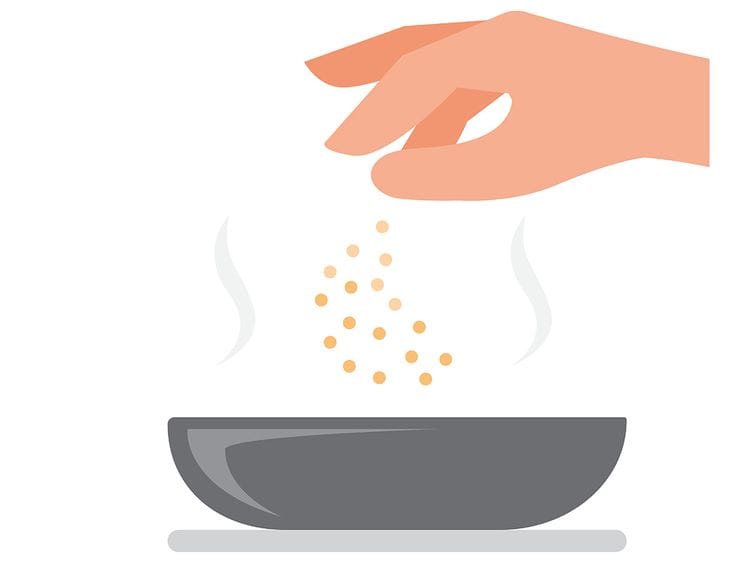salt sprinkle