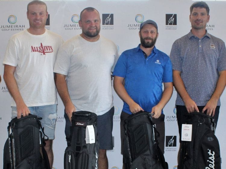 Richard Hemmings, Dallen Olson, Martin Stewart and Bradley Stuart triumph on Fire Course