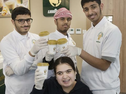 The students are being imparted individual hospitality training to open career pathways in barista and food operations, customer service, cashier services and other roles. 
