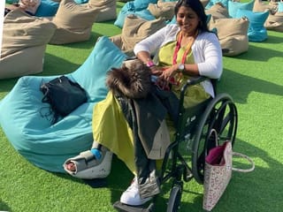 How to explore Expo 2020 with a fractured foot?