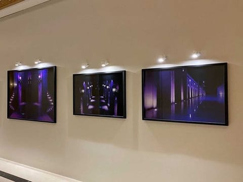 The exhibition features, paintings, sculptures and installations. 