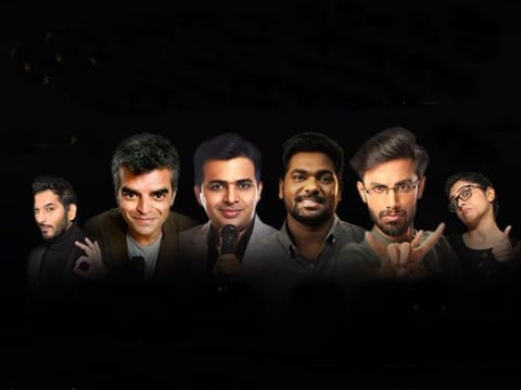 Comedians Nitinn R. Miranni, Atul Khatri, Amit Tandon, Zakir Khan, Biswa Kalyan Rath, Prashasti Singh