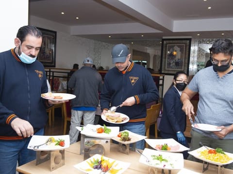 Gulf News Fun Drive marshals during breakfast at Millennium Central Mafraq Hotel in Abu Dhabi