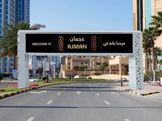 Smart gates on roads monitor traffic violations in Ajman