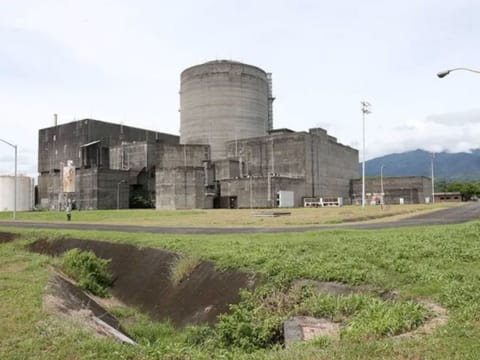 A view of the mothballed Bataan Nuclear Power Plant in the Philippines. 