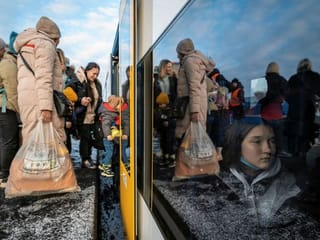 Photos: Ukraine's million refugees' long trek to safety