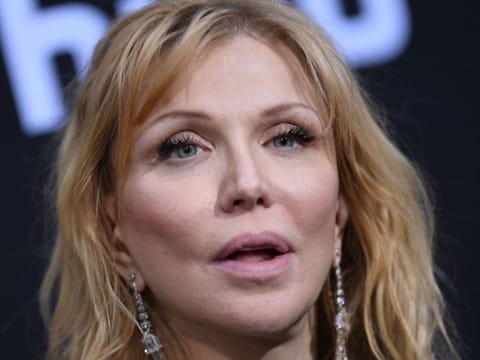 US singer-songwriter Courtney Love.