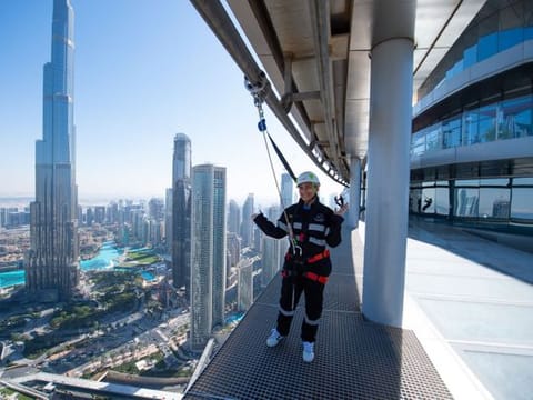 Video: Watch as we try the thrilling walk on the edge of Sky Views Dubai