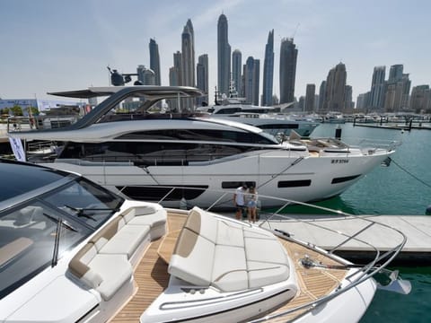After a gap of two years, the annual Dubai International Boat Show is back this year - and there’s no better place to go superyacht spotting. The array of watercraft on display is genuinely astonishing.