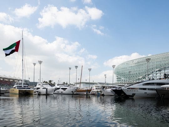 File photo of Yas Marina in Abu Dhabi, which is a partner in the new ‘Abu Dhabi Golden Quay’ initiative 