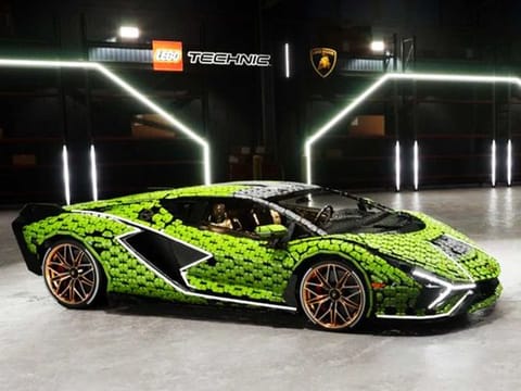 Look! Life-size Lego Lamborghini Sián FKP 37 revealed in Dubai